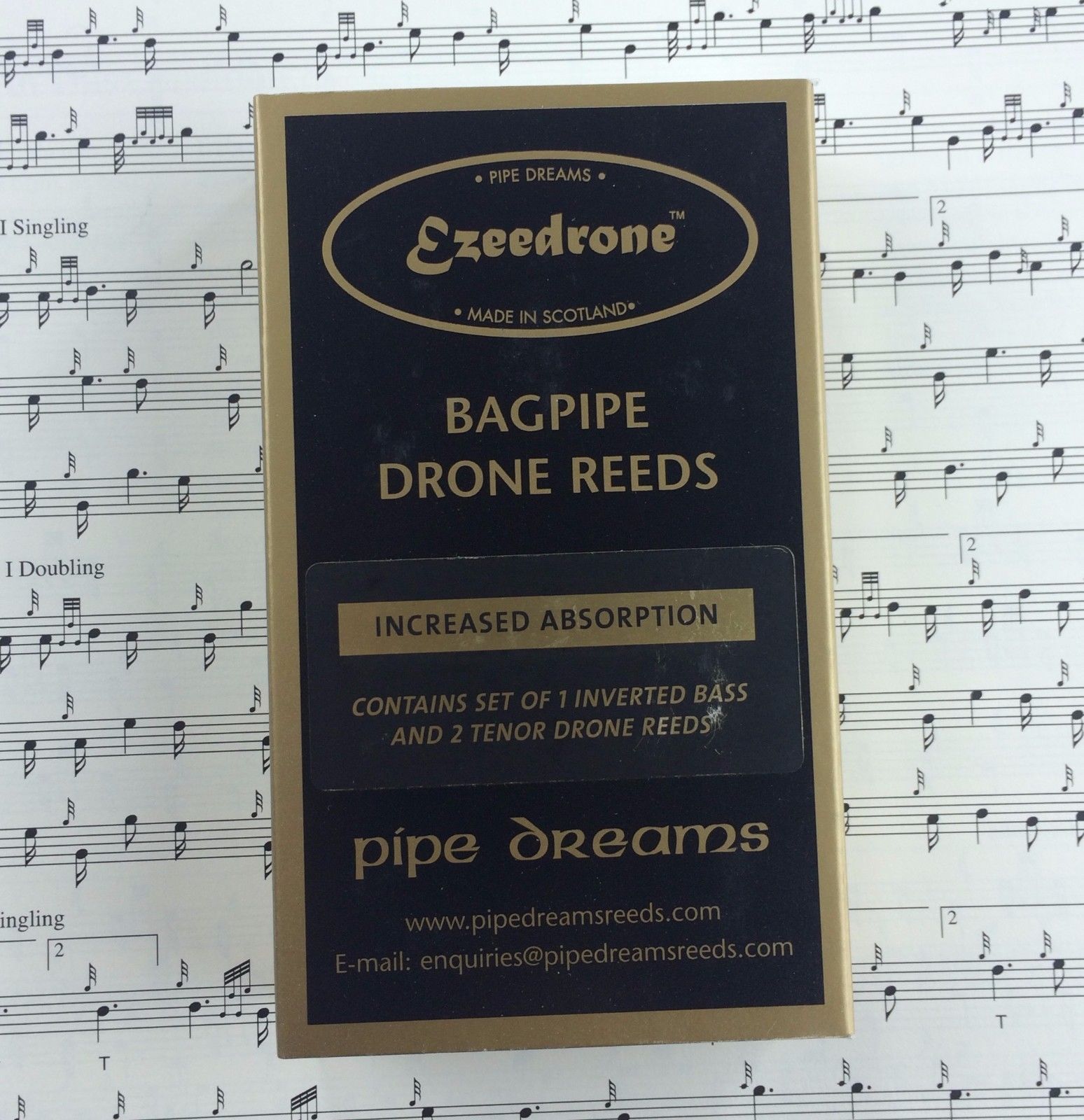 Ezeedrone Drone Reeds Inverted Tenors and Bass pipes bagpipe Pipe Dreams 