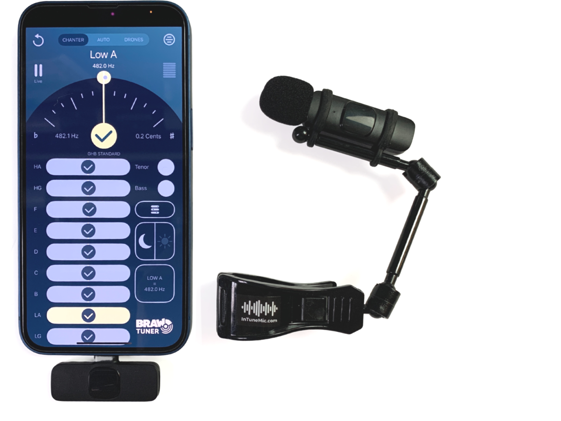 InTune Mic Wireless Clipon Instrument Microphone for Smartphones