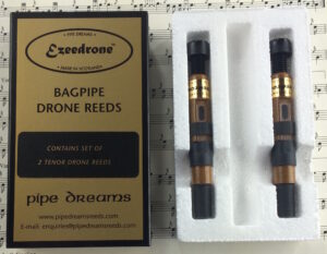 Ezeedrone Bagpipe Drone Reeds Two Tenors Set from BagpipeLessons.com