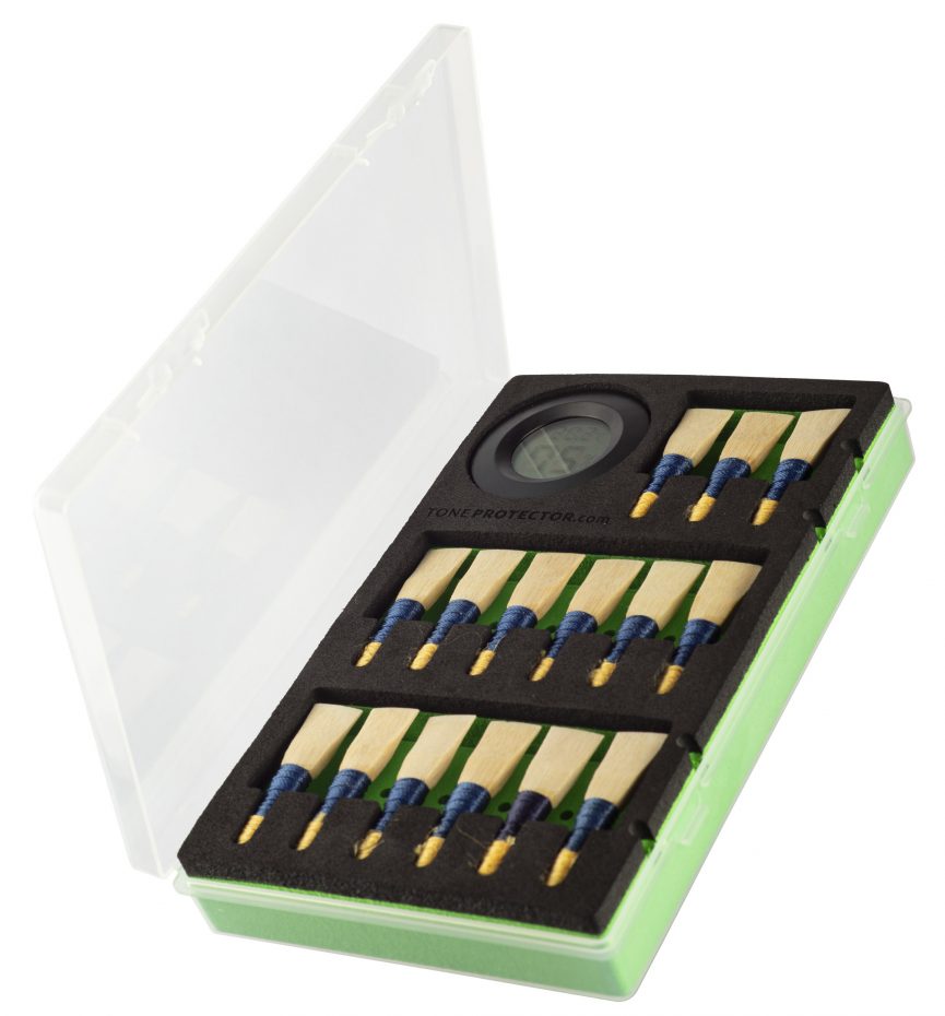 Tone Protector™ Bagpipe Reed Case - Two-Way Humidity Control