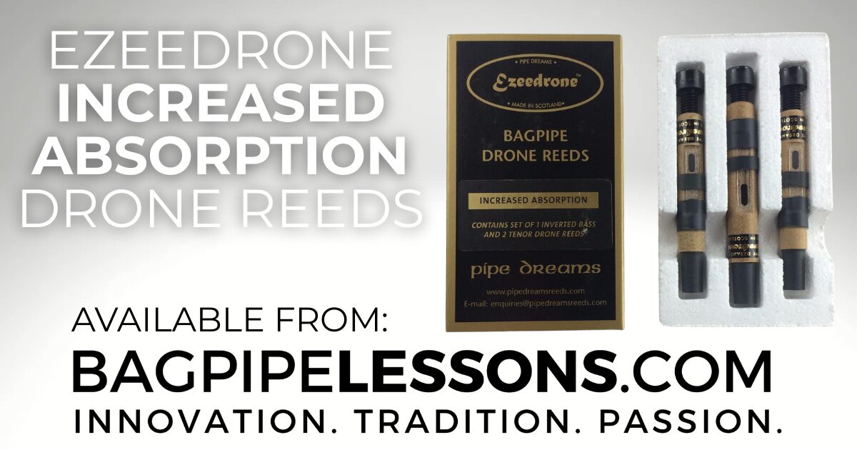 Ezeedrone Drone Reeds with Increased Absorption (1 bass, 2 tenors