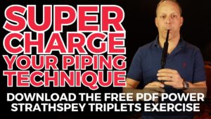 Power Strathspey Triplets Exercise BagpipeLessons.com